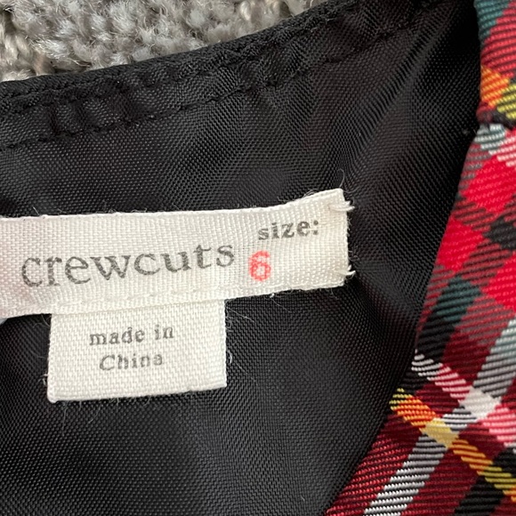 Crewcuts Plaid Dress - Red, Yellow, Black - Picture 3 of 6